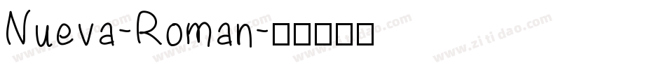 Nueva-Roman字体转换