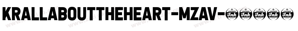 KrAllAboutTheHeart-mZAV字体转换