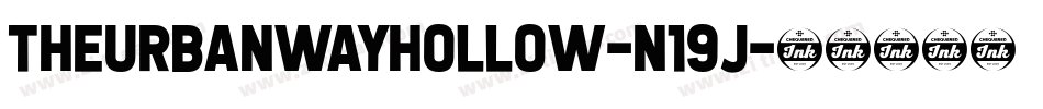 TheUrbanWayHollow-n19J字体转换