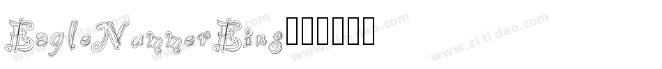 EagleNummerEins字体转换