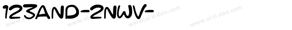 123And-2nwv字体转换