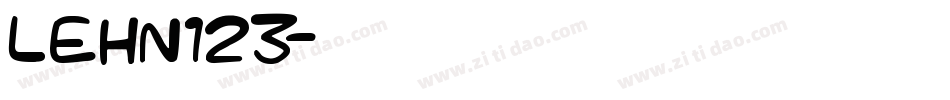 LEHN123字体转换