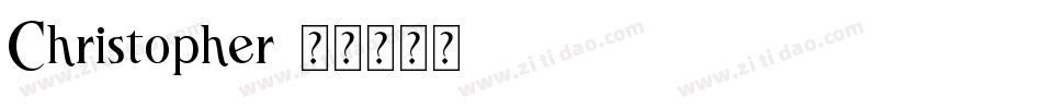 Christopher字体转换