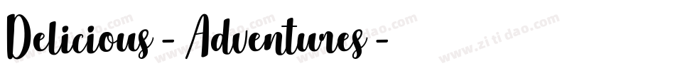 Delicious-Adventures字体转换