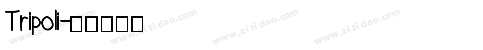 Tripoli字体转换