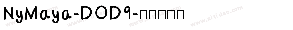 NyMaya-DOD9字体转换