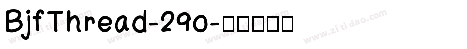 BjfThread-29o字体转换