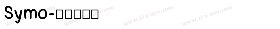 Symo字体转换