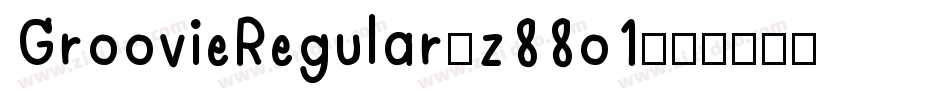 GroovieRegular-z88o1字体转换