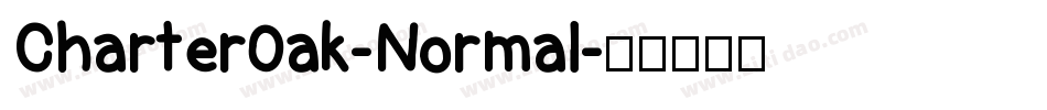 CharterOak-Normal字体转换
