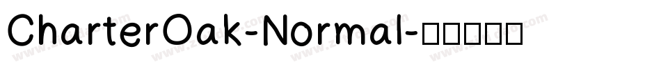 CharterOak-Normal字体转换