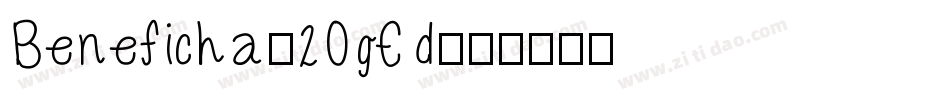 Beneficha-2OgEd字体转换