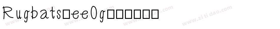 Rugbats-eeOg字体转换