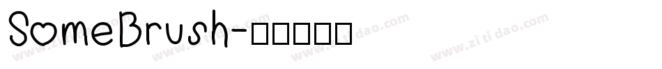 SomeBrush字体转换
