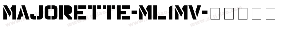 Majorette-mL1mv字体转换