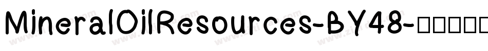 MineralOilResources-BY48字体转换