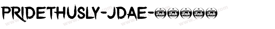 PrideThusly-JDAE字体转换