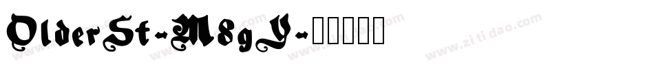 OlderSt-M8gY字体转换