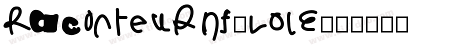 RaconteurNf-LOlE字体转换