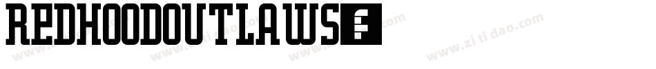 RedHoodOutlaws-nKrY字体转换