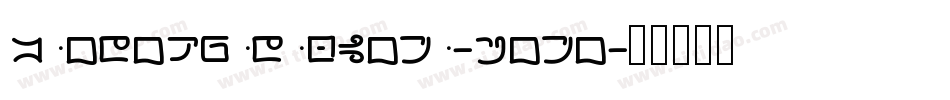 ProtonExtrabold-vOlO字体转换