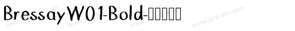 BressayW01-Bold字体转换