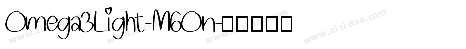 Omega3Light-M6On字体转换