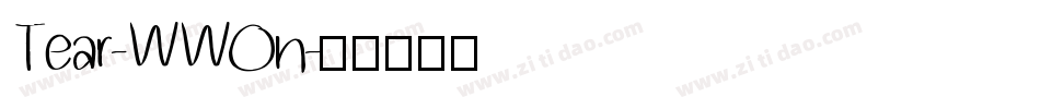 Tear-WWOn字体转换