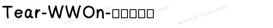 Tear-WWOn字体转换