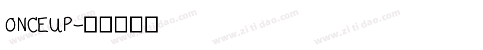 ONCEUP字体转换