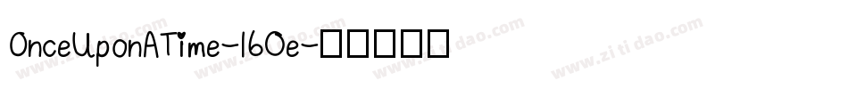 OnceUponATime-l60e字体转换