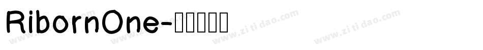 RibornOne字体转换