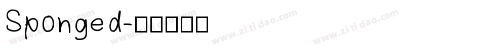 Sponged字体转换
