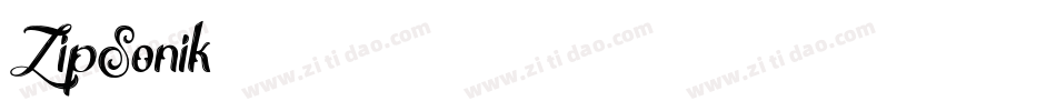 ZipSonik字体转换