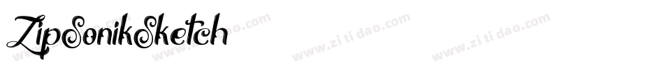 ZipSonikSketch字体转换