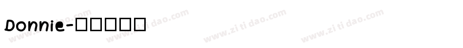 Donnie字体转换