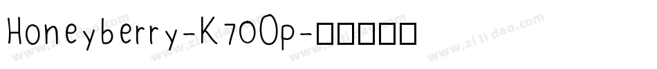 Honeyberry-K70Op字体转换