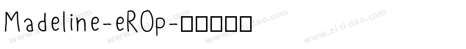 Madeline-eROp字体转换