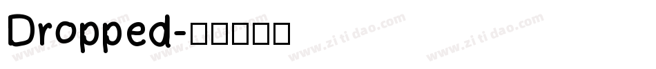 Dropped字体转换