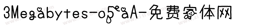 3Megabytes-o5aA字体转换