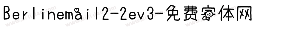 Berlinemail2-2ev3字体转换