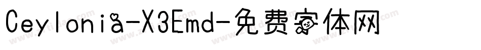 Ceylonia-X3Emd字体转换