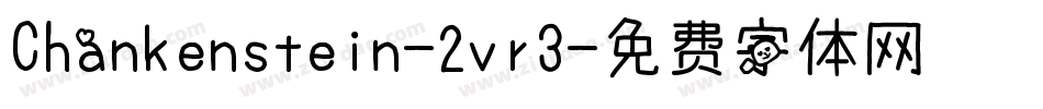 Chankenstein-2vr3字体转换