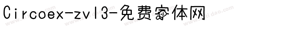 Circoex-zvl3字体转换
