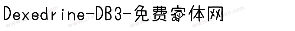 Dexedrine-DB3字体转换