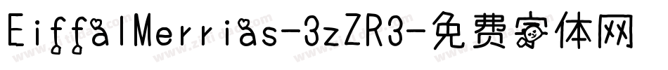 EiffalMerrias-3zZR3字体转换