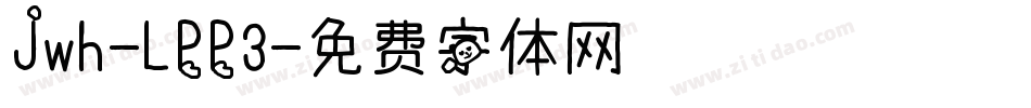 Jwh-LPP3字体转换