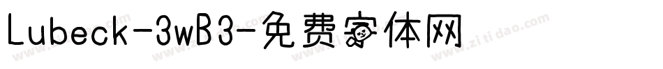 Lubeck-3wB3字体转换