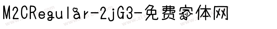 M2CRegular-2jG3字体转换