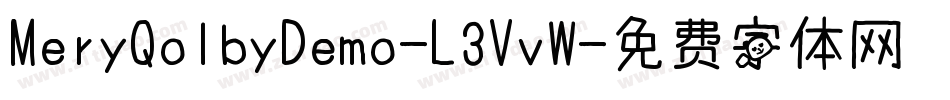 MeryQolbyDemo-L3VvW字体转换